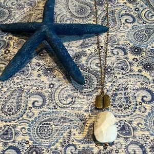 New 17” Pendant Necklace with Gold Colored Chain